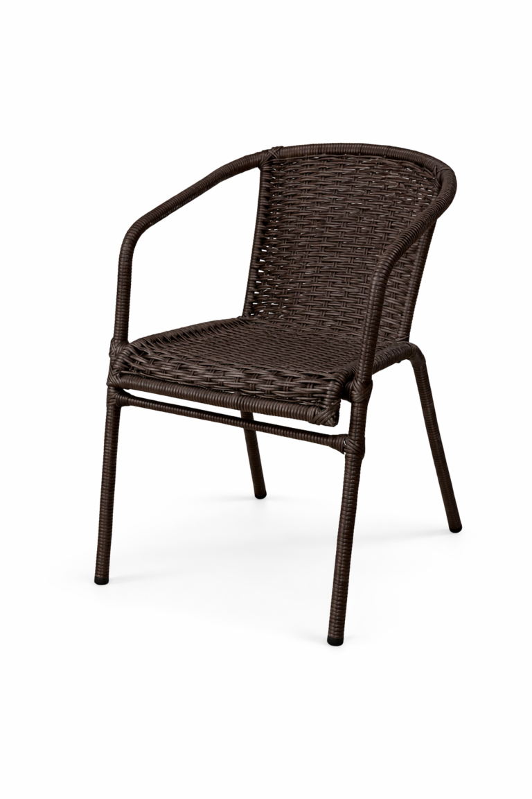 Cadeira de exterior em rattan sintético