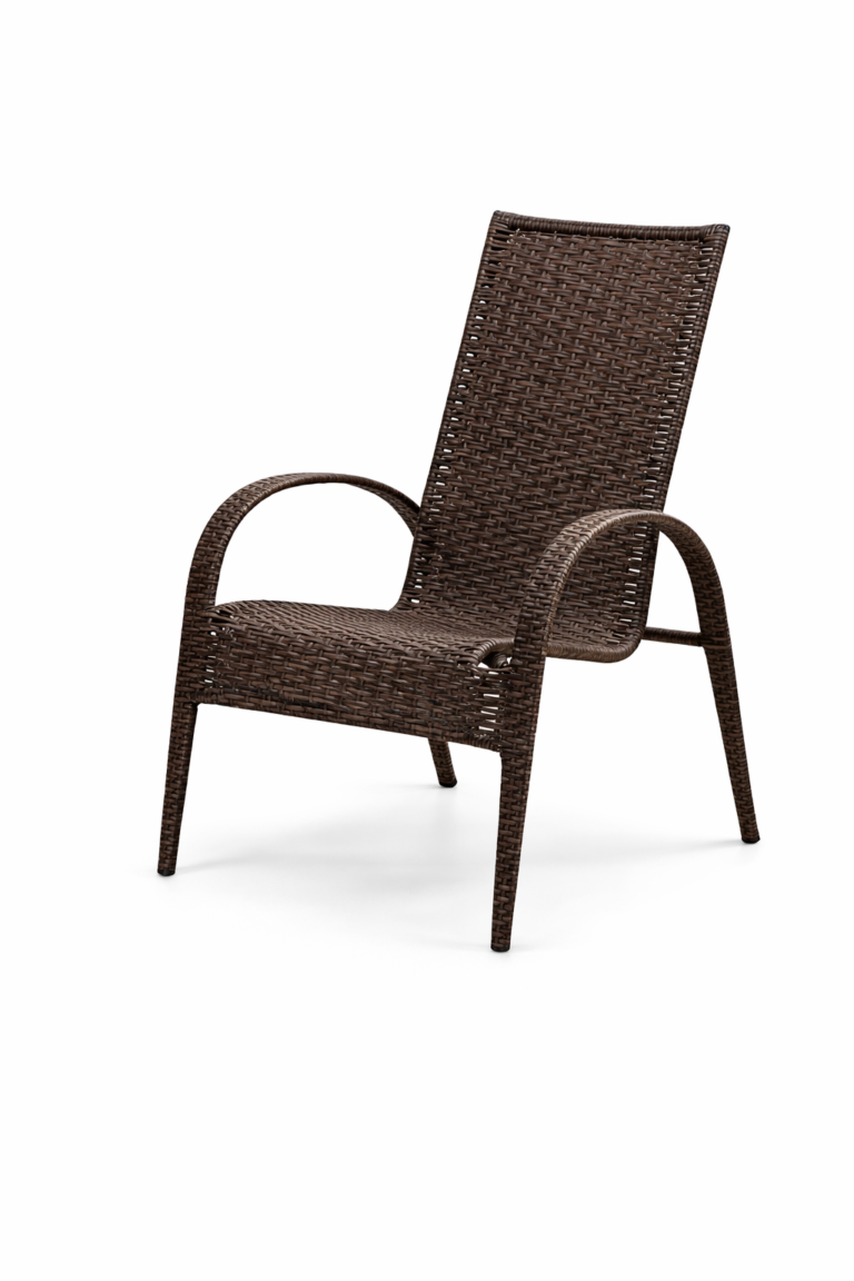 Cadeira de jardim em vime sintético